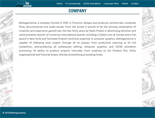 Tablet Screenshot of bottegacinema.com